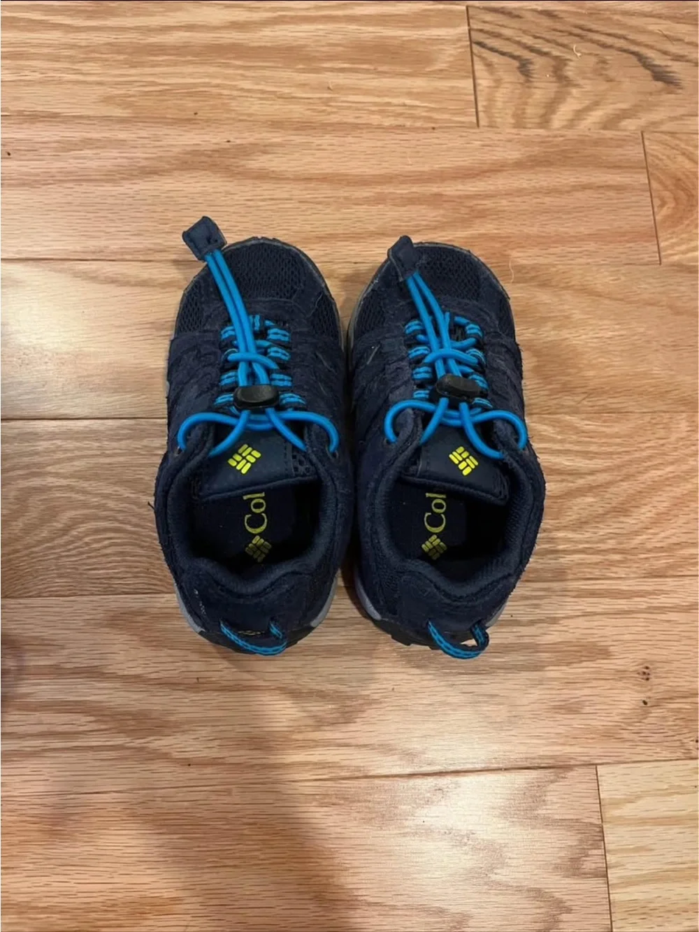 Columbia Kids Navy with Bright Blue Accent Trail Sneakers